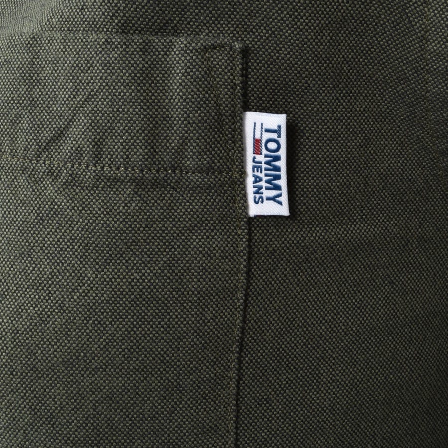 Alternative Image for ProductTommy Jeans Oxford Long Sleeved Shirt Green3